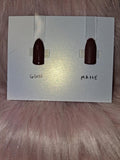 Dark Wine Nail Set