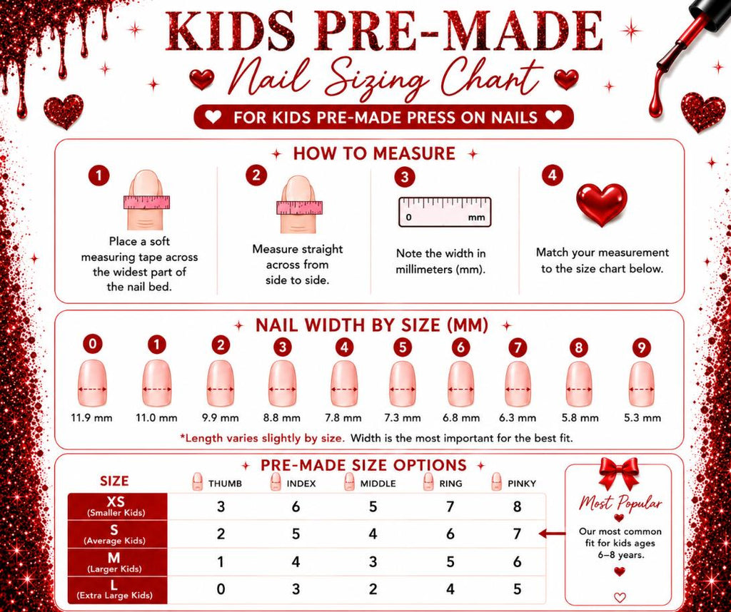 Dreamy Clouds Kids Nail Set