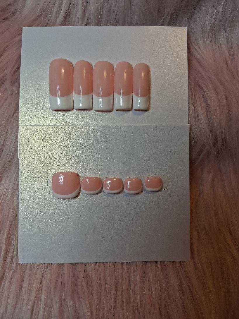 Peaches and Cream Toe and Nail Set